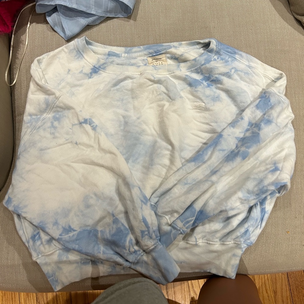 Billabong Blue Tye Dye crewneck